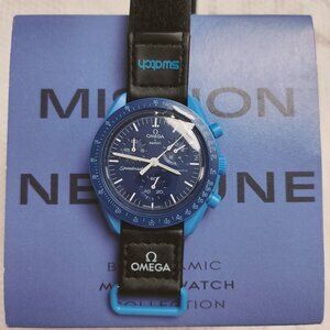 💜NWT💜 Swatch X Omega Moonswatch Mission To Neptune Watch